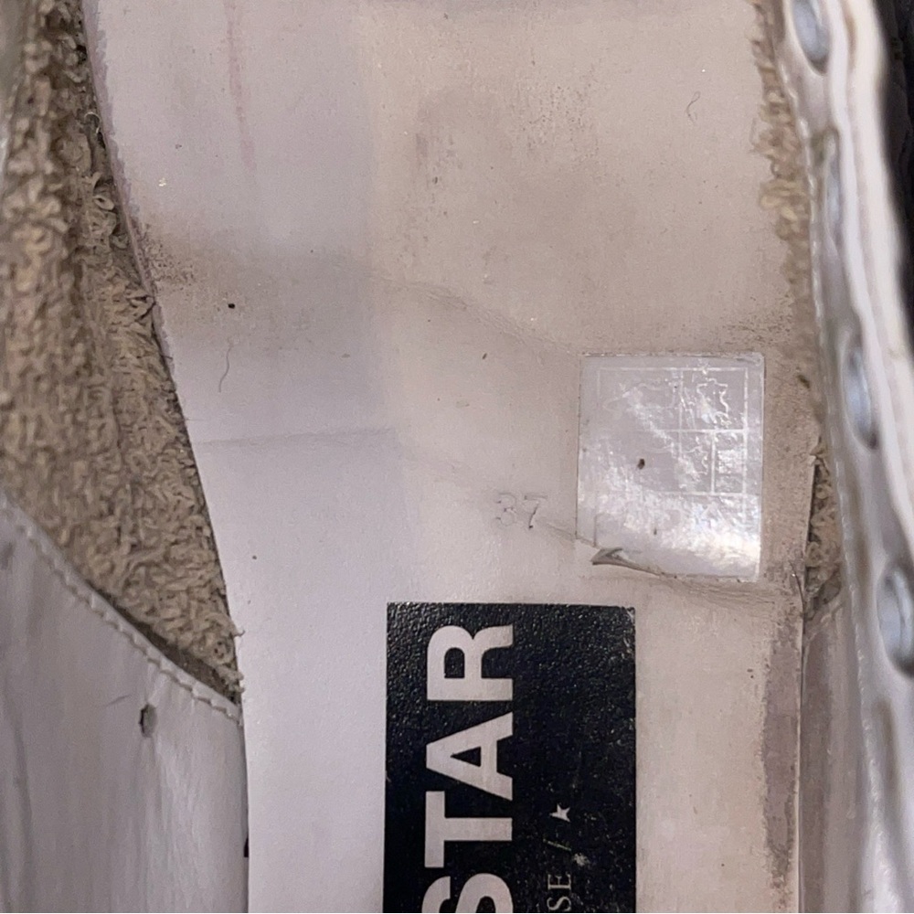 Authentic Golden Goose Pure -Star Sneakers 37 Women Pink/White - Picture 8 of 14